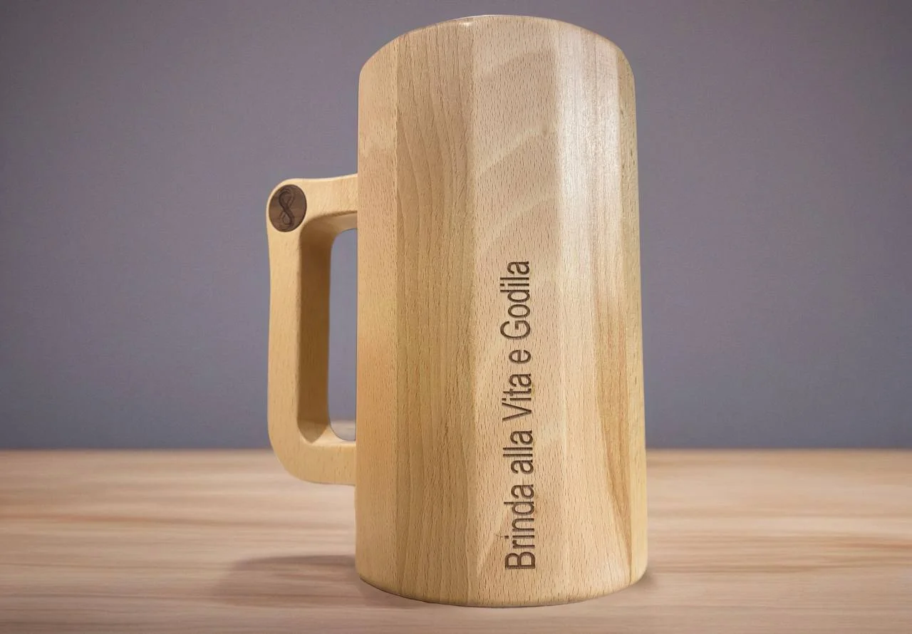 Boccale Soulseed in legno di faggio FSC