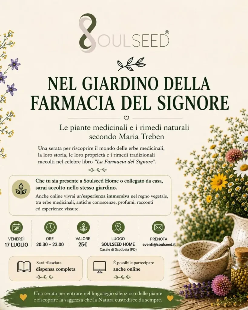 locandina evento Il giardino della farmacia del Signore 2026
