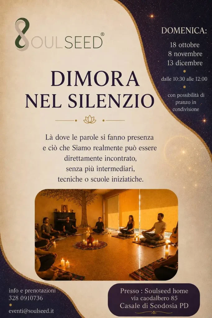 locandina evento Dimora nel Silenzio